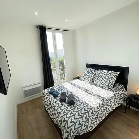 Renting - Cambrai - Luxurious Sea View Terrasse - King Bed - Parking - Ac - Fully Equipped Apartment Nice