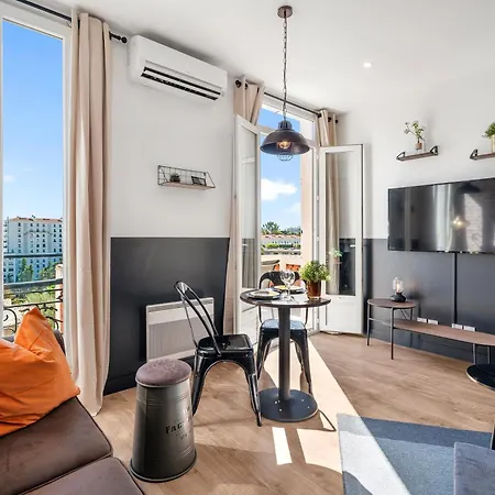Renting - Cambrai - Luxurious Sea View Terrasse - King Bed - Parking - Ac - Fully Equipped * نيس